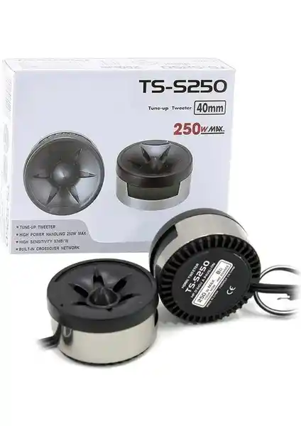 Polaxtor TS-S250 40MM 250W Tweeter: Yüksek Performans ve Dayanıklılık Sağlayan Ses Çözümü
