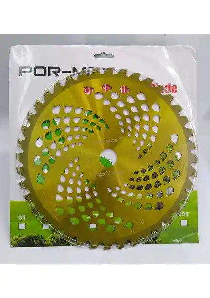 Pormax Elmas Motorlu Tırpan Testere 40 Diş: Güçlü ve Dayanıklı Bahçe ve Tarla Kesim Aracı