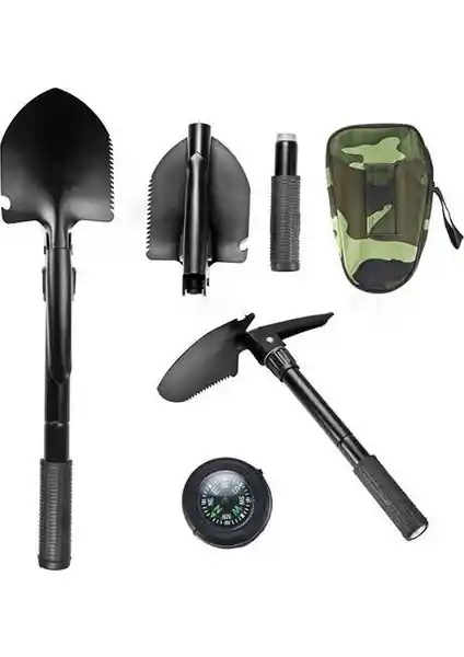 Portatif Katlanabilir Kazma ve Kürek: Doğa ve Profesyonel Kullanım İçin Uygun