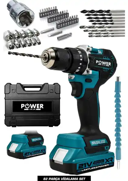 Power Black 21 V Kömürsüz Darbeli Çelik Mandren Çelik Şanzıman Şarjlı Matkap Özellikleri ve Performansı İncelemesi