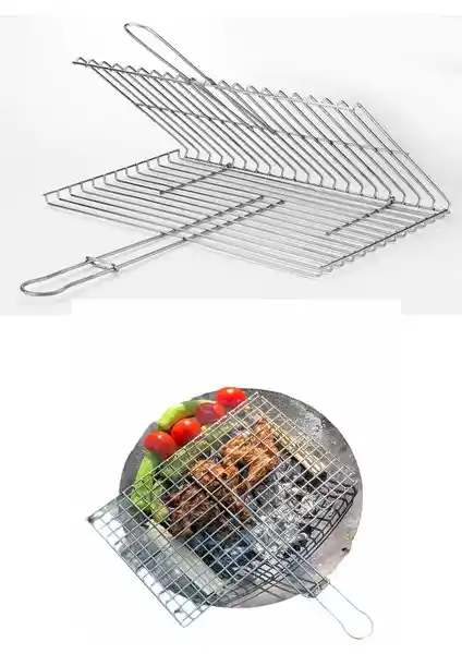 Pratikoutdoor Paslanmaz Mangal Teli: Dayanıklı ve Hijyenik Izgara Çözümü