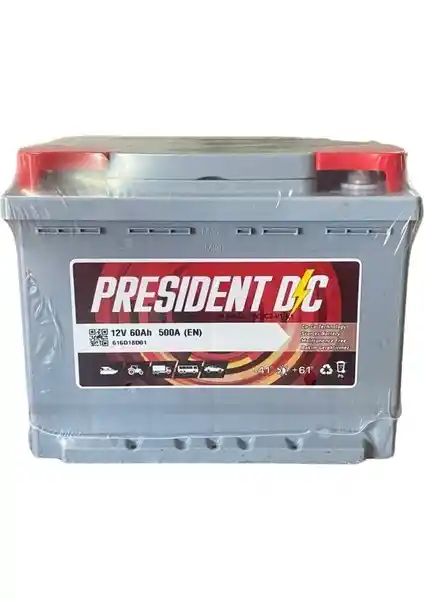 President 12 V 60 Ah Akü: Güç ve Güvenilirlik Sunan Otomotiv Bataryası