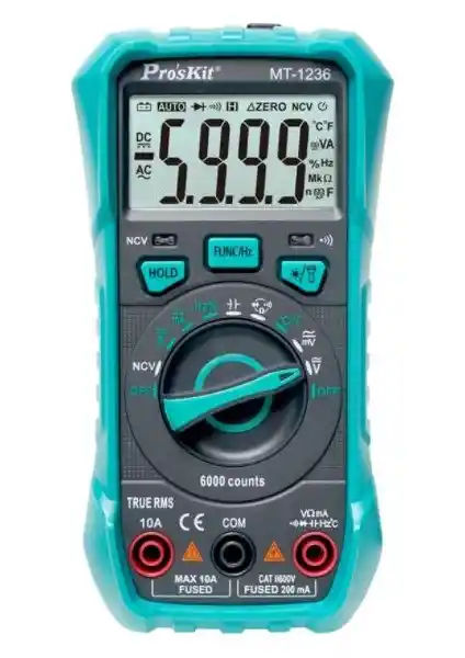Pro's Kit MT-1236 Dijital Multimetre ile Elektrik ve Elektronik Ölçümlerde Güvenilirlik