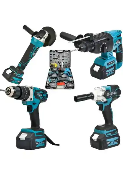 Prohummer PH-SM093 Şarjlı Ultra 4'lü Çok Fonksiyonlu Güç Kaynağı Seti