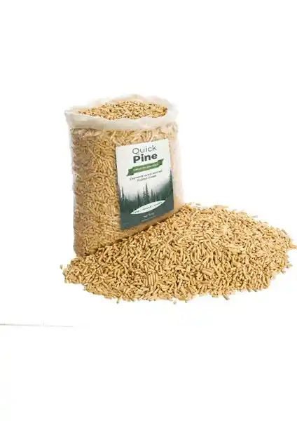 Quickpine Çam Pelet Yakıtı 15 kg doğal ve çevre dostu ısıtma çözümü