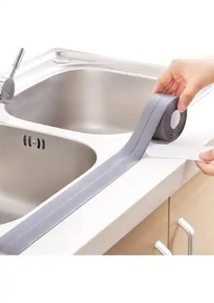 Real West Gri Su Sızdırmaz Bant ile Banyo ve Mutfak Su İzolasyonu Çözümü