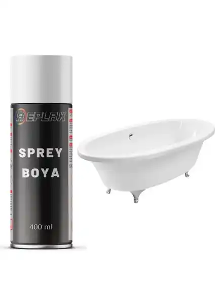 Replax Beyaz Küvet Sprey Boyası: Dayanıklı ve Çok Yönlü Uygulama Seçeneği