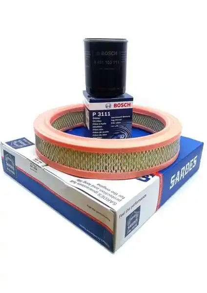 Sardes Uyumlu Hava ve Yağ Filtresi Seti Tofaş Şahin Kartal ve Doğan SLX İçin