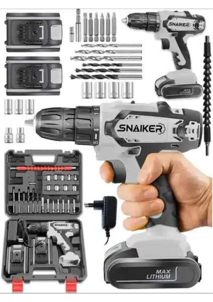 Snaiker 12 V 1.2 Ah Cooper Darbeli Çift Metal Şanzuman Şarjlı Vidalama Matkap Özellikleri ve Performansı