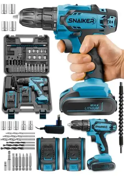 Snaiker 12V 1.2Ah Cooper Darbeli Çift Metal Şanzumanlı Akülü Vidalama Ürünü Özellikleri ve Kullanım Alanları