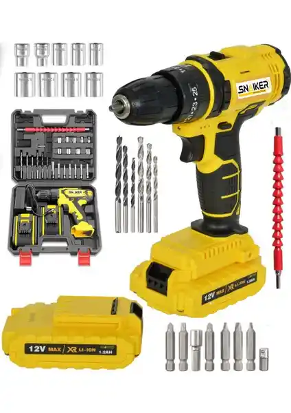 Snaiker 12V Metal Şanzıman Akülü Vidalama Yüksek Performans ve Dayanıklılık Sunar