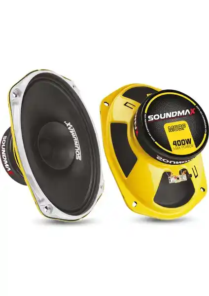 Soundmax Oto Mıdrange Oval 6x9 400W ve SX-M69F ile Güçlü ve Kaliteli Ses Deneyimi