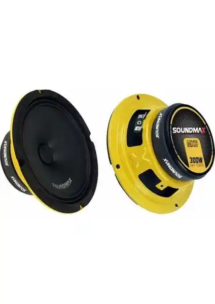 Soundmax SX-MX6 Profesyonel Midrange Hoparlörleri Yüksek Ses Kalitesi ve Gücü