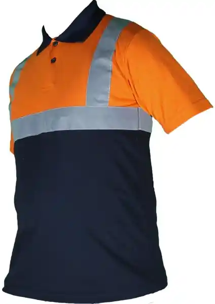 Ssm Sesam Grup Polo Yaka Reflektörlü T Shirt: Dayanıklı ve Güvenlik Özellikleriyle Şık Tasarım