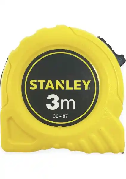 Stanley 3 Metre Şerit Metre Dayanıklı ve Hassas Ölçüm Aracı
