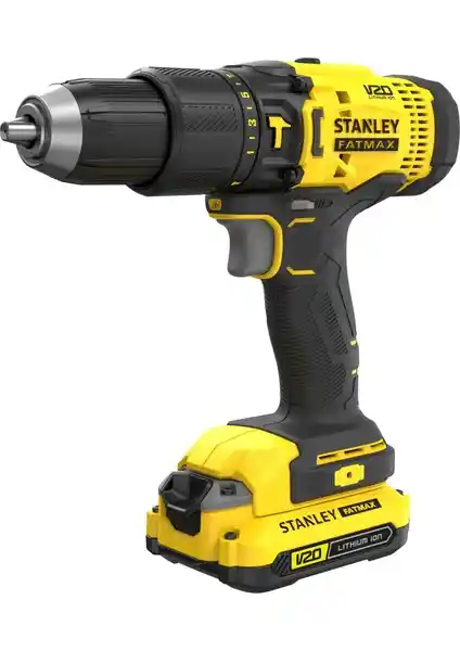 Stanley Fatmax SCD711C2K 18V Çift Akülü Darbeli Matkap Yüksek Performans ve Dayanıklılık