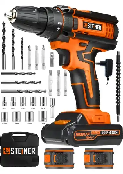 Steiner Alman 198Vf 10 Ah Çelik Şanzımanlı Dual Akülü Vidalama Matkap Özellikleri ve Kullanım Avantajları