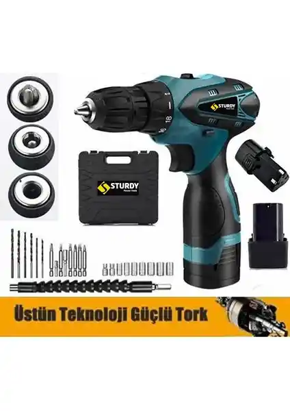 Sturdy 36V 5Ah Li-ion Armut Tip Matkap: Güçlü Performans ve Dayanıklılık