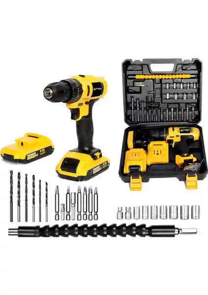 Sturdy 58V6AH Lion Çift Akülü Darbeli Turbo Şarjlı Vidalama Matkap İnceleme ve Özellikleri