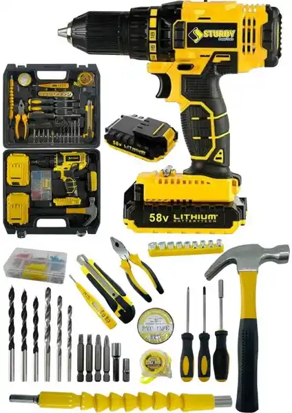 Sturdy Alman Full Set 92VF 8AH Li-ion Çift Akülü Turbo Vidalama Matkap Özellikleri ve Kullanım Alanları