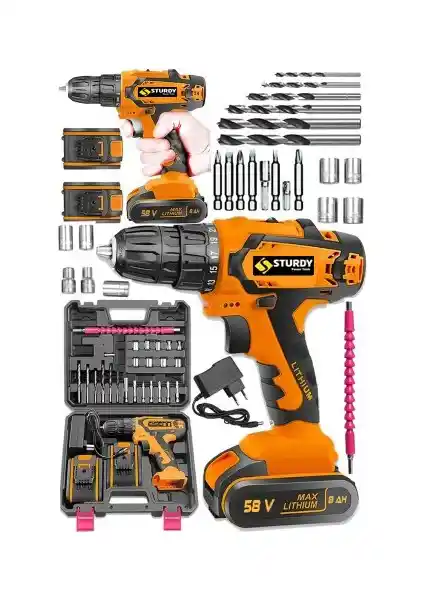 Sturdy Alman Technology 128 Fv 12 AH Akülü Matkap: Güçlü Performans ve Dayanıklılık