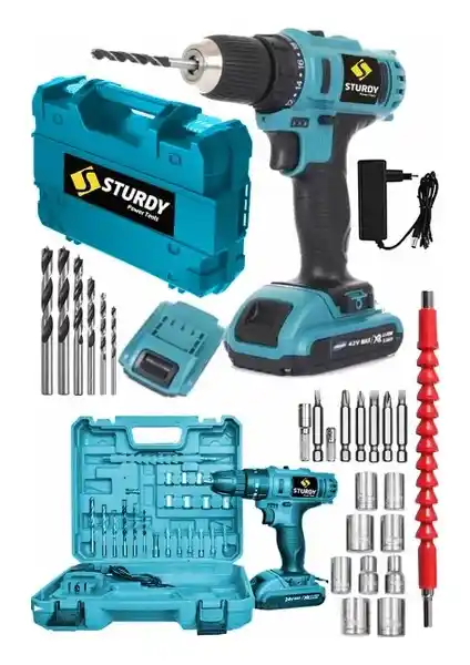 Sturdy Power Tools 92VF Volt 5.0 Amper Çift Akülü Vidalama Matkap İncelemesi