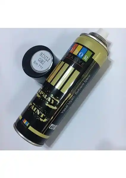 Südor Sprey Boya Simli Gri 200 ml Metal ve Dekoratif Yüzeyler İçin Uygun