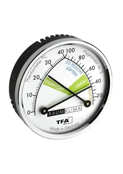 TFA Analog Termometre ve Higrometre 3: Şık Tasarım ve Enerji Tasarrufu Sağlayan Ölçüm Cihazı