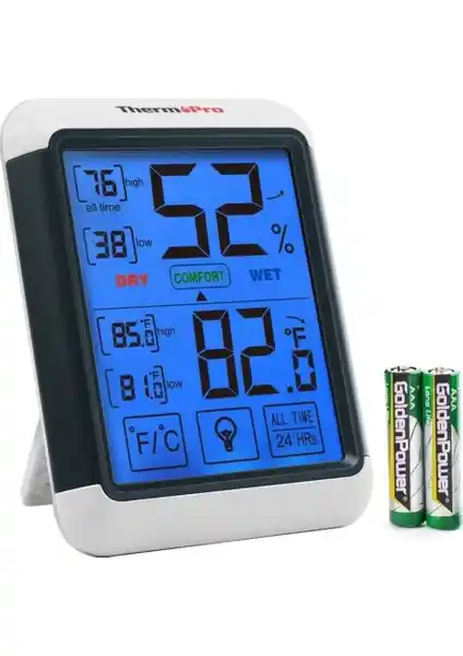 ThermoPro TP55 İç Mekan Sıcaklık ve Nem Ölçer Teknolojisi ve Kullanım Özellikleri