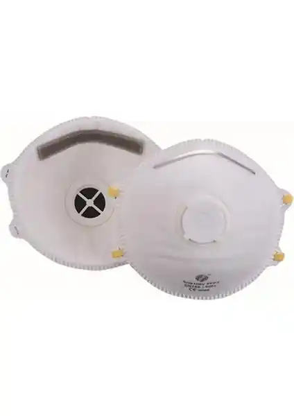 TM Ventilli Toza Karşı Koruyucu Maske 5'li Paket Güvenli Koruma ve Konfor Sağlar