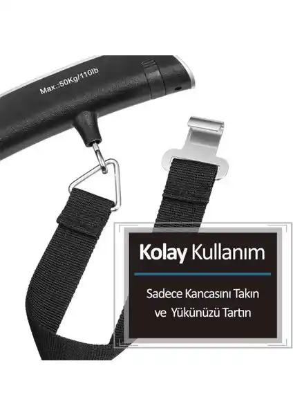 Tme Dijital El Kantarı 50 kg Bavul ve Kurbanlık Tartım için Güvenilir ve Pratik Ölçüm Çözümü