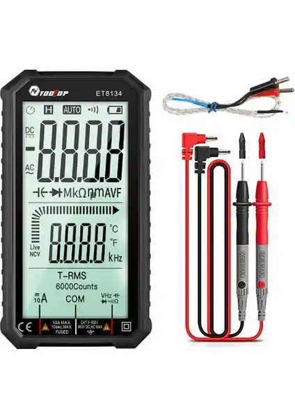 Tooltop ET8134 Taşınabilir Çok Fonksiyonlu Multimetre İncelemesi ve Özellikleri