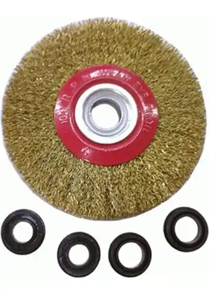 Tower Daire Tel Fırça Saçaklı: Endüstriyel Temizlik ve Hazırlık İçin Dayanıklı El Aleti