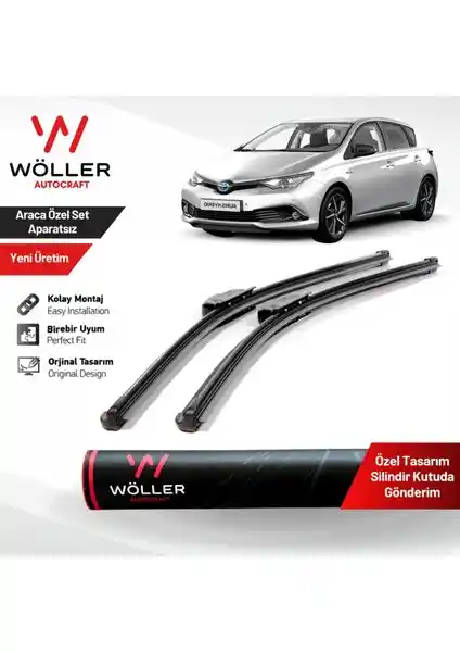 Toyota Auris 2013-2018 için yüksek teknolojili ve dayanıklı özel silecek takımı