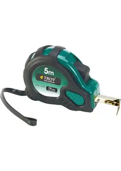 Troy 23125 Stoperli Şerit Metre 5M Mıknatıslı Dayanıklı ve Profesyonel Kullanım İçin