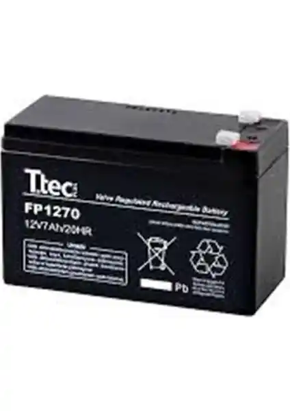 Ttec 12V 7Ah Bakımsız Kuru Akü: Güç ve Güvenilirlik Sunan Dayanıklı Enerji Kaynağı