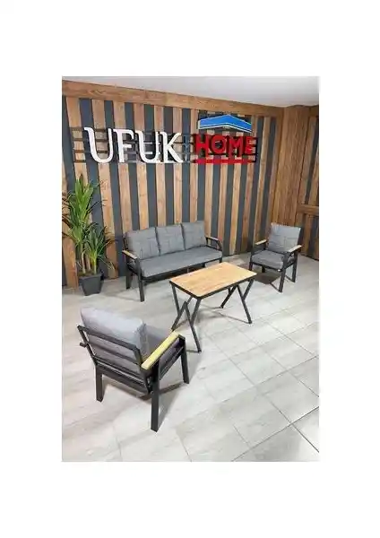 Ufuk Home Kavacık 3+1+1 Bahçe Takımı Modern ve Dayanıklı Tasarım Özellikleri