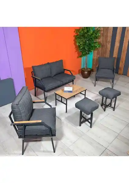 Ufuk Home Linda 2+1+1 Oturma Grubu Modern Tasarım ve Dayanıklılık Özellikleriyle