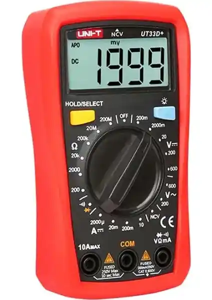 UNI-T 600V CAT II Dijital Multimetre: Güvenilir ve Hassas Elektrik Ölçüm Cihazı