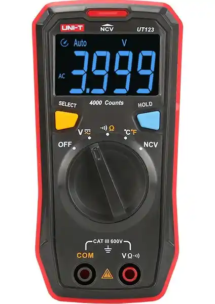 Uni-T UT-123 Çok Fonksiyonlu Taşınabilir Multimetre ile Güvenilir Elektrik Ölçümleri