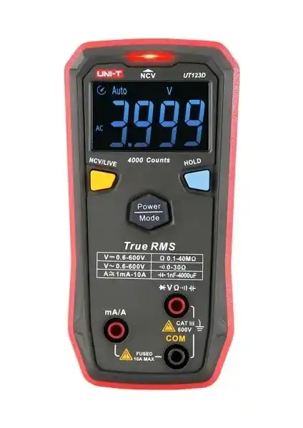 UNI-T UT 123D Akıllı Dijital Multimetre: Çok Fonksiyonlu Güvenilir Elektrik Ölçüm Cihazı