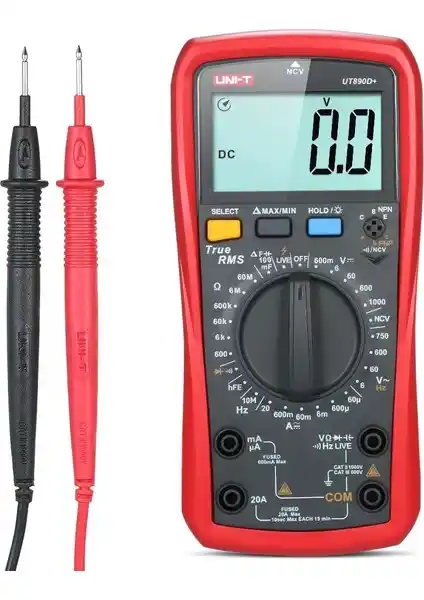 Uni-T UT 890D+ True-RMS Dijital Multimetre: Hassas ve Güvenilir Elektrik Ölçüm Aracı