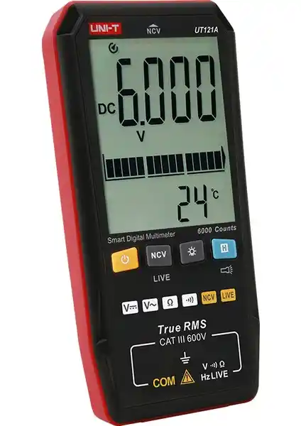 UNI-T UT121A Akıllı Dijital Multimetre: Güçlü ve Güvenilir Elektrik Ölçüm Çözümü