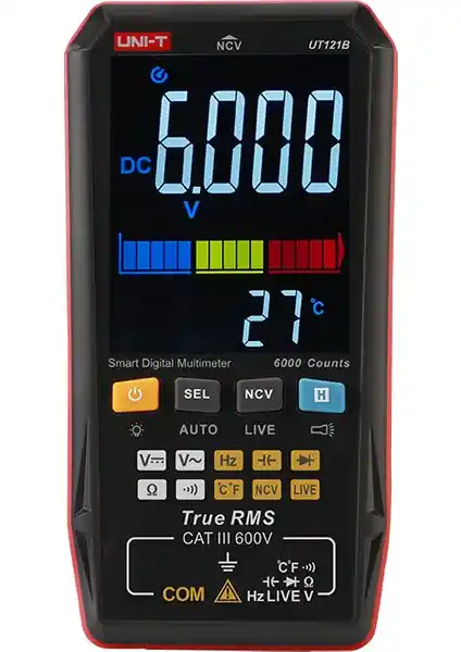 Uni-T UT121B Akıllı Dijital Multimetre Gelişmiş Özelliklerle Güvenilir Ölçüm Cihazı
