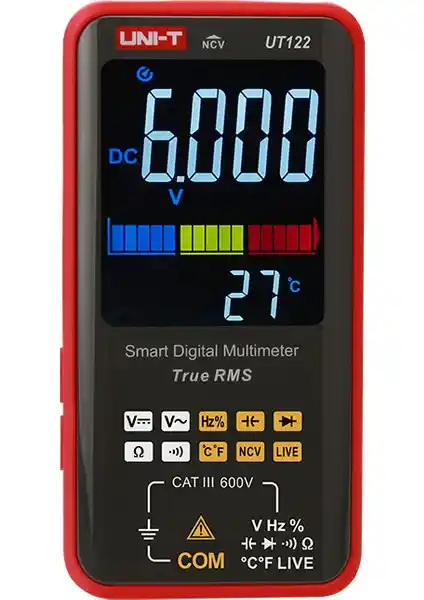 Uni-T UT122 Akıllı Dijital Multimetre: Güçlü ve Çok Fonksiyonlu Elektronik Ölçüm Cihazı