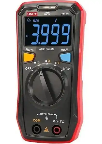 Uni-T UT123 LED Ekranlı Otomatik Multimetre Teknik Özellikleri ve Kullanım Avantajları
