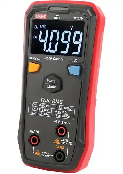 Uni-T UT123D Akıllı Dijital Multimetre: Güçlü ve Pratik Elektrik Ölçüm Cihazı