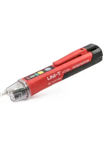 Uni-T UT12D Temassız AC Voltaj Gerilim Dedektörü Güvenli Elektrik Kontrolü için Profesyonel Çözüm
