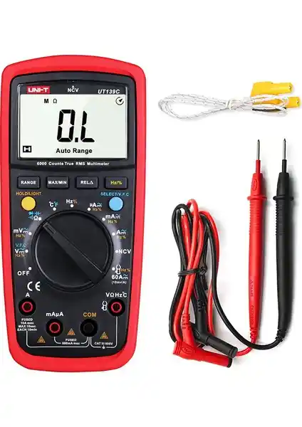 UNI-T UT139C True RMS Dijital Multimetre: Güvenilir ve Çok Yönlü Elektrik Ölçüm Cihazı