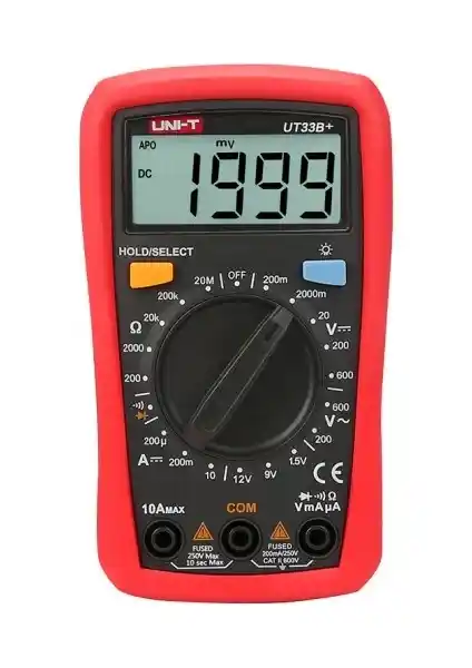 UNI-T UT33B+ Dijital Multimetre: Güvenilir ve Yüksek Performanslı Elektrik Ölçüm Cihazı